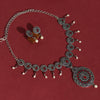 Red Color Oxidised Necklace Set (GSN1776RED)
