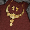 Gold Color Traditional Necklace Set (KBSN1142GLD)