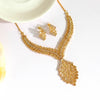 Gold Color Traditional Necklace Set (KBSN1144GLD)