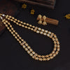 White Color Traditional Necklace Set (KBSN1150WHT)
