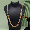 Maroon & Green Color Traditional Necklace Set (KBSN1151MG)