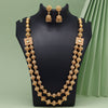 White Color Traditional Necklace Set (KBSN1152WHT)