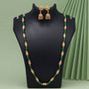 Green Color Traditional Necklace Set (KBSN1154GRN)