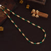 Green Color Traditional Necklace Set (KBSN1154GRN)