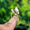 Gold Color 4 Pieces Of Finger Rings (4 Pieces Of Size: 16) (KBSRCMB204)