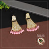 Light Pink Color Kundan Earrings (KDE451LPNK)