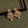 Gold Color Kundan Earrings (KDE809GLD)