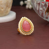 Pink Color Kundan Ring For Women (KDR109PNK)