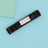 Gold & Black Color Kamarband Elastic Waist Belt For Women//Girls (KMBND494GLD)