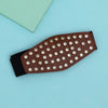Brown Color Kamarband Elastic Waist Belt For Women//Girls (KMBND501BRW)