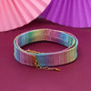 Rainblow Color Kamarband Waist Belt For Women//Girls (KMBND505RNW)