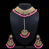 Pink Color Kundan Necklace Set (KN100PNK)