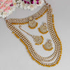 Yellow Color Kundan Necklace Set (KN1021YLW)