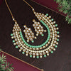 Pista Green Color Kundan Necklace Set (KN1031PGRN)