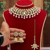 Pink Color Choker Kundan Necklace Set (KN1038PNK)