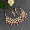 Pink Color Kundan Necklace Set (KN1047PNK)