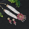 Pink Color Kundan Necklace Set (KN1091PNK)
