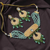 Pista Green Color Kundan Necklace Set (KN1092PGRN)