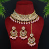 Pink Color Choker Kundan Necklace Set (KN1115PNK)