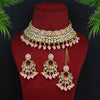 Pink Color Choker Kundan Necklace Set (KN1116PNK)