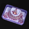Rani Color Choker Kundan Necklace Set (KN1116RNI)