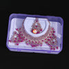 Rani Color Choker Kundan Necklace Set (KN1119RNI)