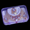 Rani Color Choker Kundan Necklace Set (KN1124RNI)