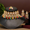 Multi Color Choker Kundan Necklace Set (KN1244MLT)