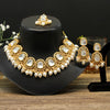 White Color Kundan Necklace Set (KN1300WHT)