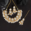 White Color Kundan Necklace Set (KN1300WHT)