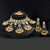 Gold Color Choker Kundan Necklace Set (KN1311GLD)