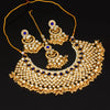 Blue Color Kundan Necklace With Earring & Maang Tikka (KN131BLU)