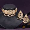 Gold Color Choker Kundan Necklace Set (KN1335GLD)