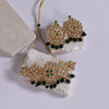 Green Color Choker Kundan Necklace Set (KN1336GRN)