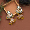 Yellow Color Kundan Necklace Set (KN1345YLW)