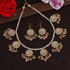 Light Pink Color Kundan Necklace Set (KN1346LPNK)