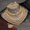 Gold Color Kundan Necklace Set (KN1358GLD)