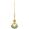 Green Color Kundan Choker Necklace Set (KN137GRN)