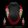 Festive Collection Maroon Color Kundan Necklace With Earrings (KN151MRN)