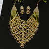 Yellow Color Kundan Necklace Set (KN166YLW)