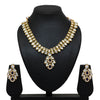 Partywear Collection Blue Color Kundan Necklace With Earrings (KN185BLU)