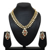 Wedding Collection Maroon Color Kundan Necklace With Earrings (KN185MRN)