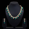 Green Color Kundan Necklace With Earrings (KN235GRN)