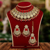 Red Color Kundan Necklace Set (KN888RED)