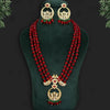 Red Color Kundan Necklace Set (KN913RED)