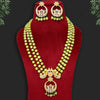 Yellow Color Kundan Necklace Set (KN913YLW)