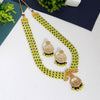Yellow Color Kundan Necklace Set (KN913YLW)
