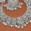 Silver Color Kundan Necklace Set (KN944SLV)