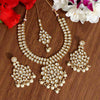 White Color Kundan Necklace Set (KN988WHT)