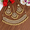 Gold Color Kundan Necklace Set (KN989GLD)